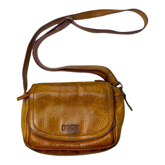 Duluth Trading Co Handbags - Duluth Trading Co. Women’s Brown Leather Crossbody Shoulder Purse